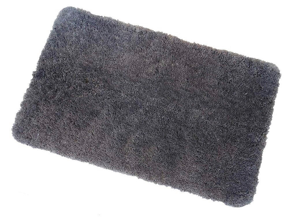 PROSTIRKA ZA KUPATILO MOWE  siva  - siva, Osnovno, tekstil (50/80cm)