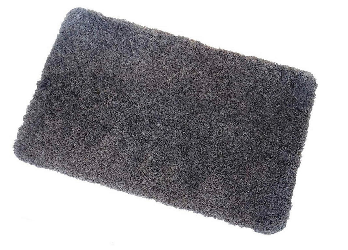 PROSTIRKA ZA KUPATILO MOWE  siva  - siva, Osnovno, tekstil (50/80cm)