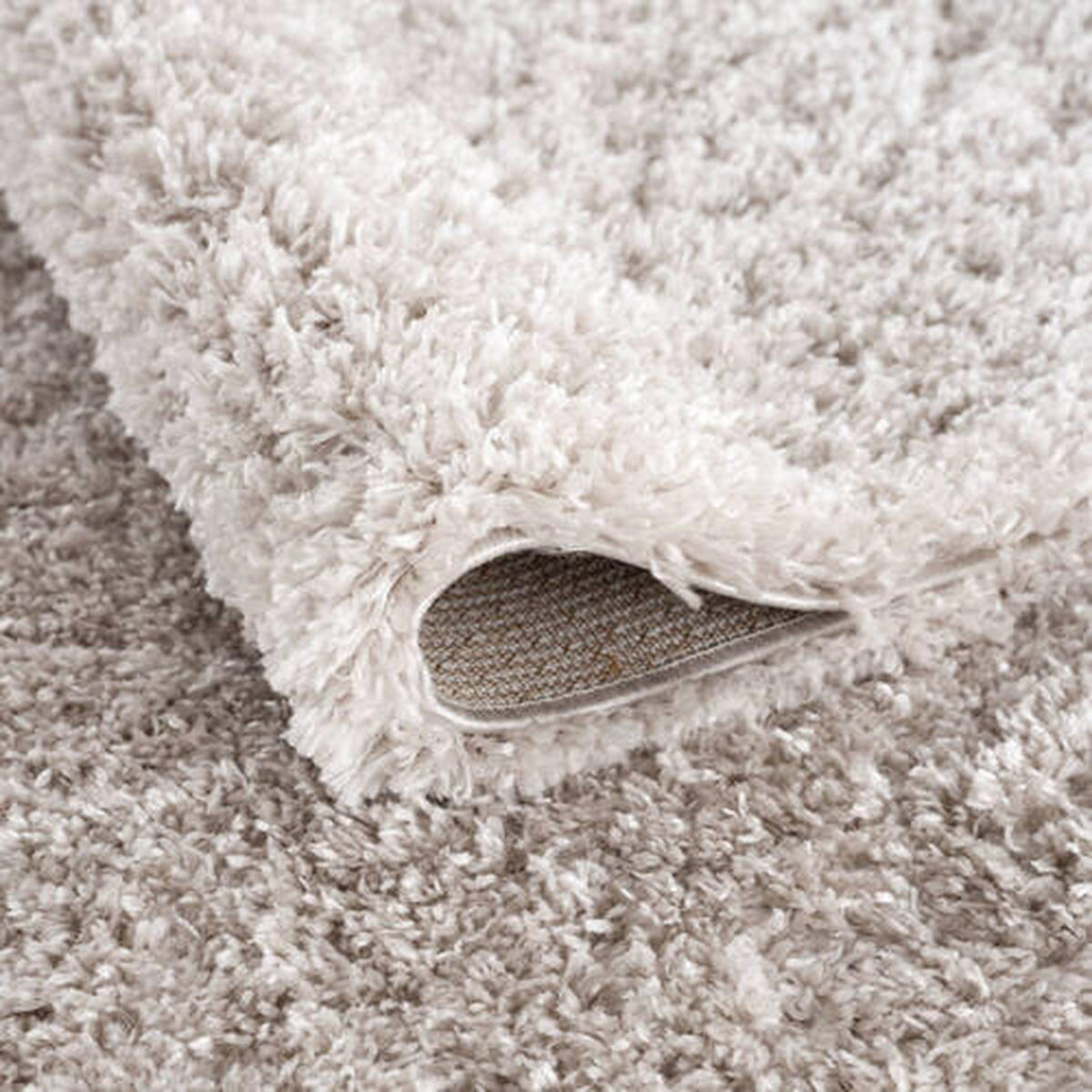HOCHFLORTEPPICH 80/80 cm Porto Hellgrau  - Hellgrau, KONVENTIONELL, Textil (80/80cm)