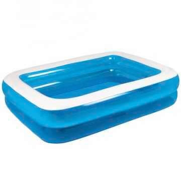 BAZEN   - bijela visoki sjaj/plava, Basics, plastika (37/27cm)