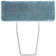 KOPFSTÜTZE in Velours  - Petrol, KONVENTIONELL, Textil (55/21/10cm) - Hom`in