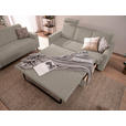 3-SITZER-SOFA in Flachgewebe Creme  - Chromfarben/Creme, Design, Textil/Metall (195/83/85cm) - Xora