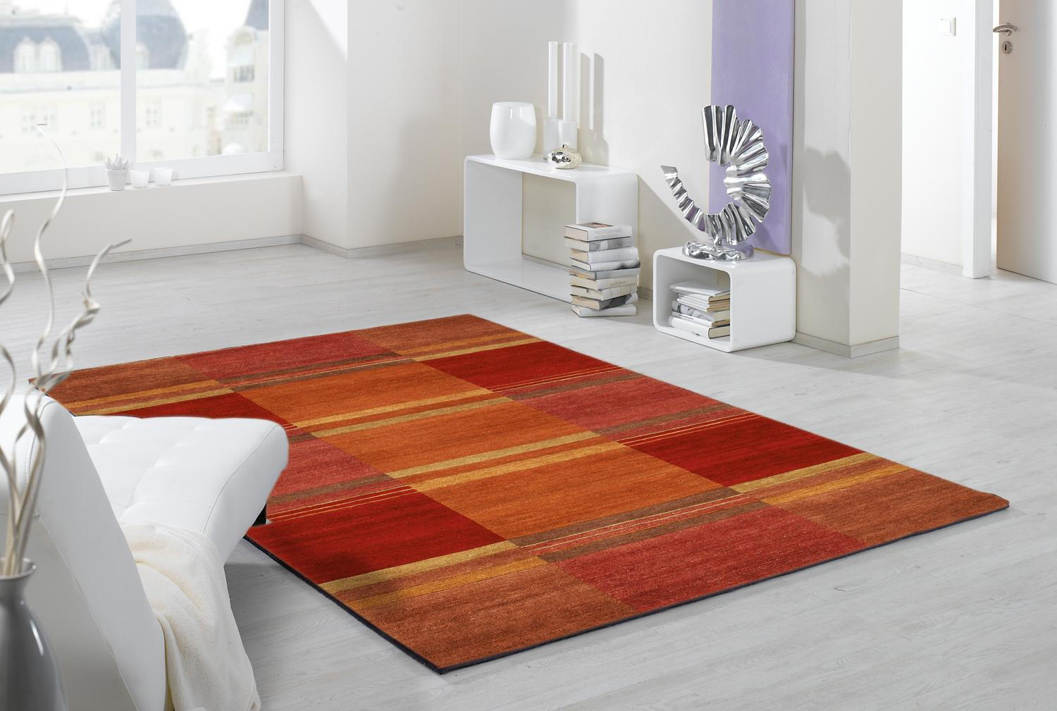 WOLLTEPPICH 70/140 cm Sensation Silk Soya Kastanienfarben  - Kastanienfarben, Basics, Textil (70/140cm) - Cazaris