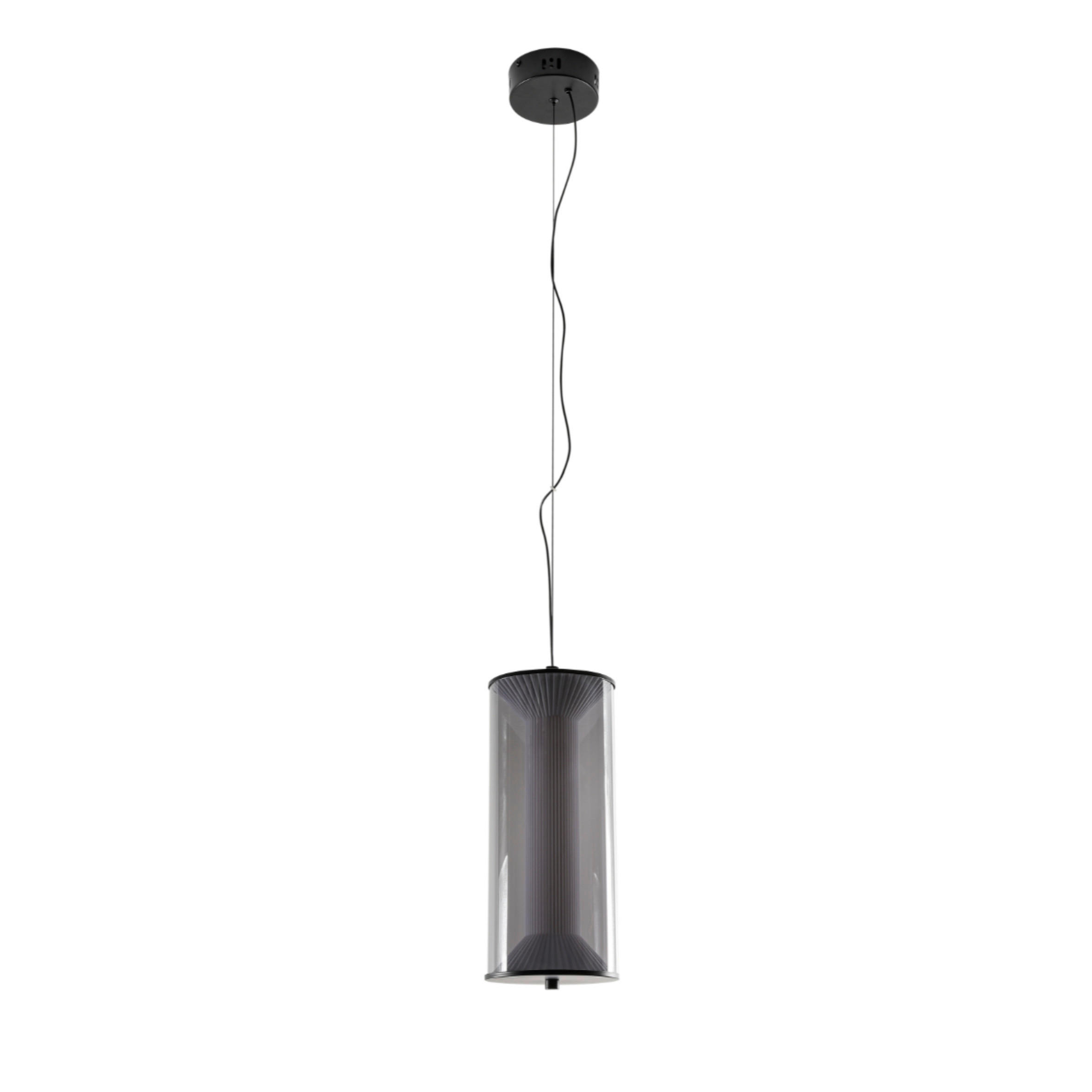 XXXLutz Led-Hängeleuchte Aeris Grau 15x120 cm