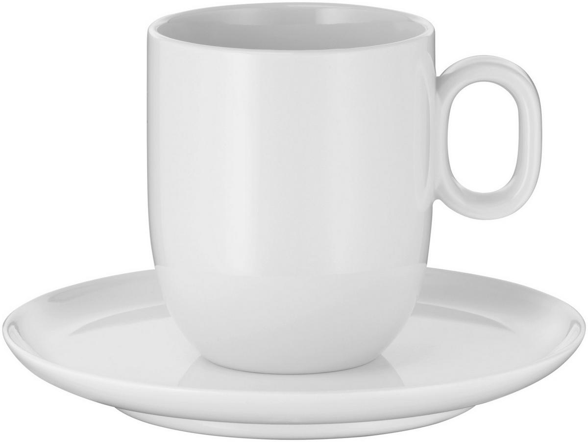TASSENSET BARISTA 2-teilig  - Weiß, Design, Keramik - WMF