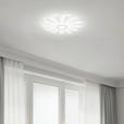 LED-DECKENLEUCHTE 55/7,5 cm   - Opal/Weiß, Design, Kunststoff/Metall (55/7,5cm) - Novel