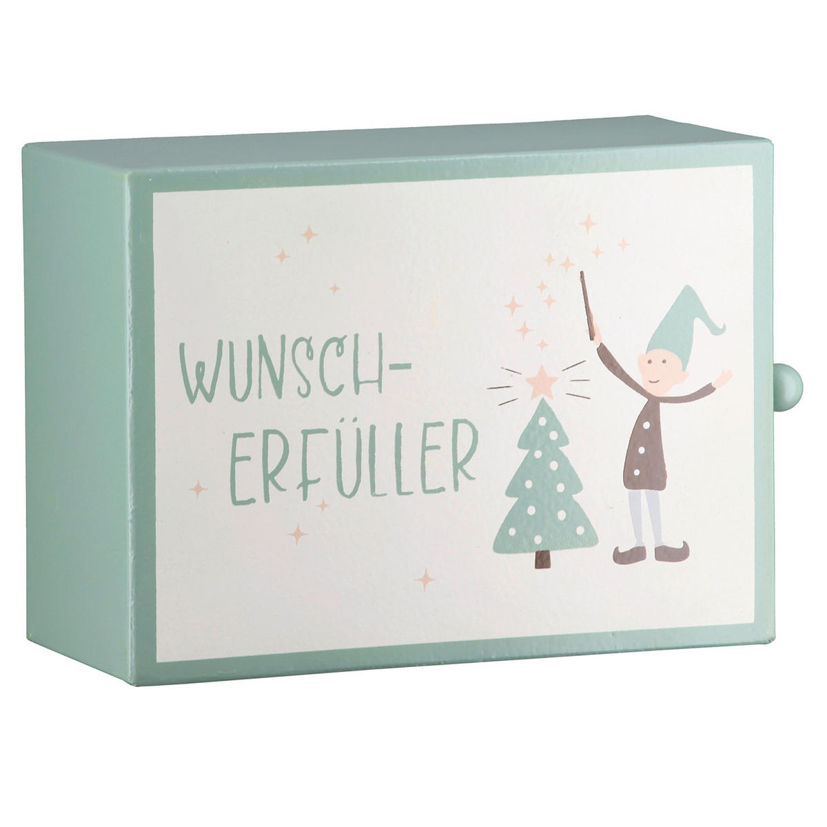 GESCHENKBOX  - Salbeigrün, LIFESTYLE, Papier (14/10/6cm)