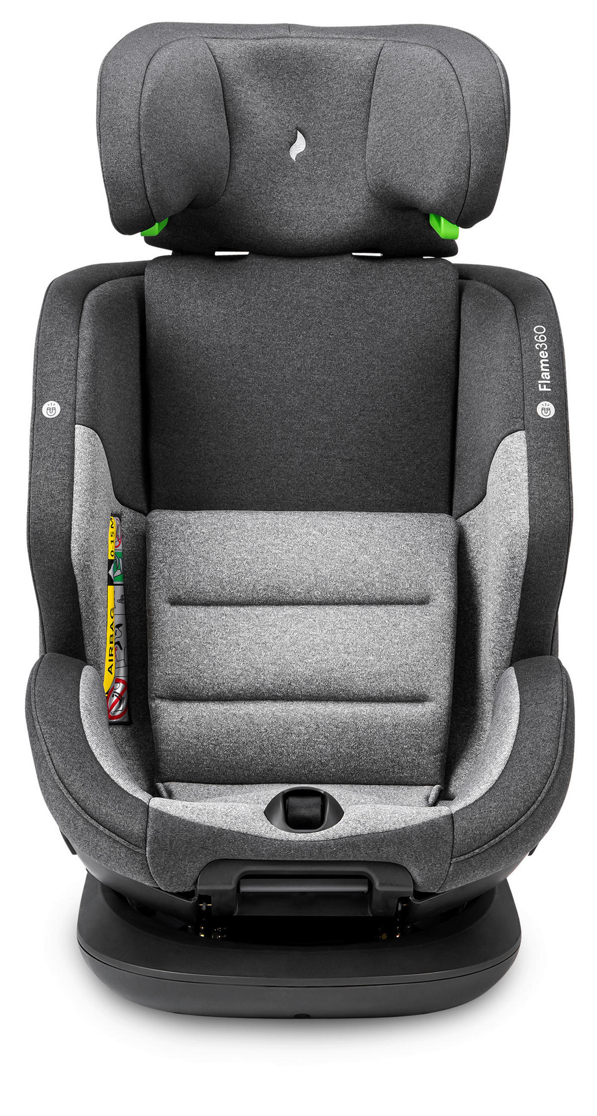 REBOARDER-KINDERSITZ FLAME360 ISOFIX  - Dunkelgrau/Hellgrau, Basics, Kunststoff/Textil (44/58/48cm) - Osann