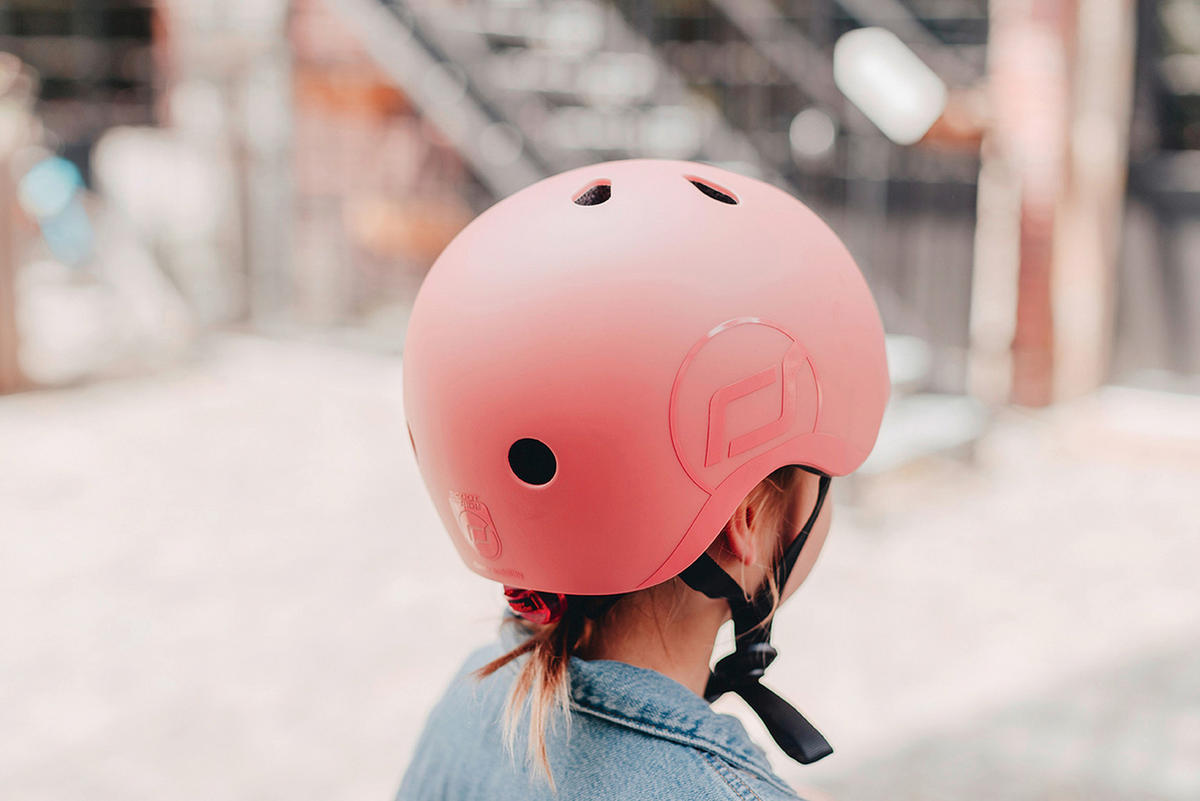 KINDERHELM  - Orange, Trend, Kunststoff/Textil (S-Mnull) - Scoot and Ride