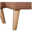 ECKSOFA in Webstoff Dunkelorange  - Buchefarben/Dunkelorange, KONVENTIONELL, Holz/Textil (294/169cm) - Carryhome