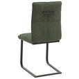 SCHWINGSTUHL  , Lederauswahl, Stoffauswahl, Typenauswahl, Gestellauswahl  , Flachgewebe  ,  - Schwarz/Grün, Design, Textil/Metall (46/95/62cm) - Dieter Knoll