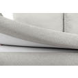SCHLAFSOFA Struktur Hellgrau Rückenkissen, Armlehnenkissen, Bettkasten, Schlaffunktion, Rücken echt  - Hellgrau/Schwarz, KONVENTIONELL, Kunststoff/Textil (195/93/83cm) - Carryhome