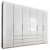 ŠATNÍKOVÁ SKRIŇA, sivá, biela, 300/216/58 cm - sivá/biela, Konventionell, kov/kompozitné drevo (300/216/58cm) - Novel