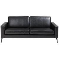 KANAPÉ textil fekete  - fekete, Design, textil/fém (193/79/79cm) - Livetastic
