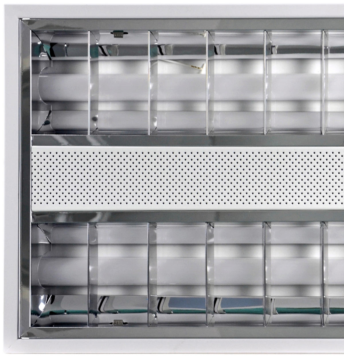 LED-DECKENLEUCHTE Nostal LED 124,5/31,2/4 cm   - Weiß, Basics, Metall (124,5/31,2/4cm)