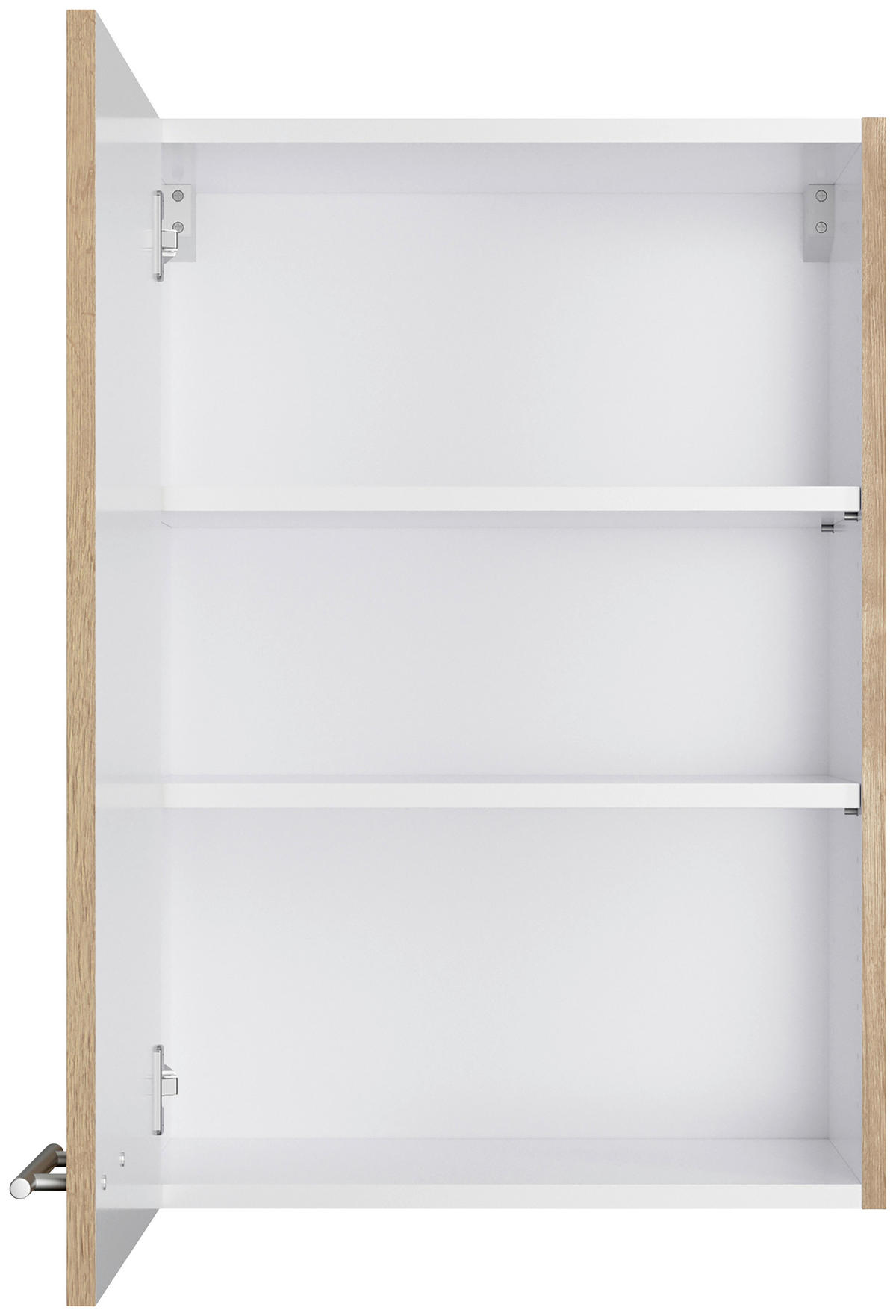 KÜCHENBLOCK 210 cm   in Eichefarben  - Edelstahlfarben/Eichefarben, Basics, Holzwerkstoff/Metall (210cm) - Optifit