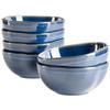 SCHÜSSEL Cordelia   - Blau, Trend, Keramik (16/6,5cm) - Mäser