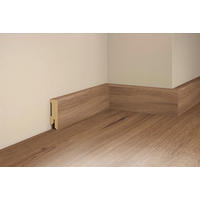 SOCKELLEISTE, Eiche Caramel  - Basics, Holz (240/5/1,6cm) - Tilo