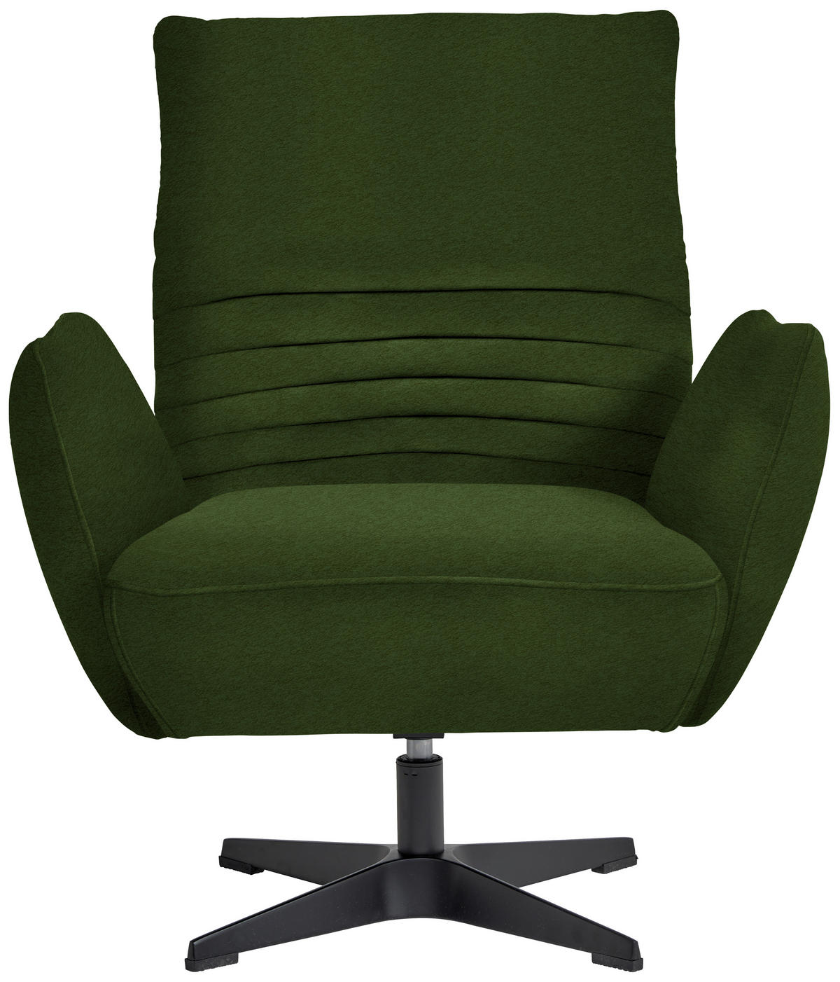 SESSEL in Teddystoff Dunkelgrün  - Dunkelgrün/Schwarz, Design, Textil/Metall (60/94/86cm) - Dieter Knoll