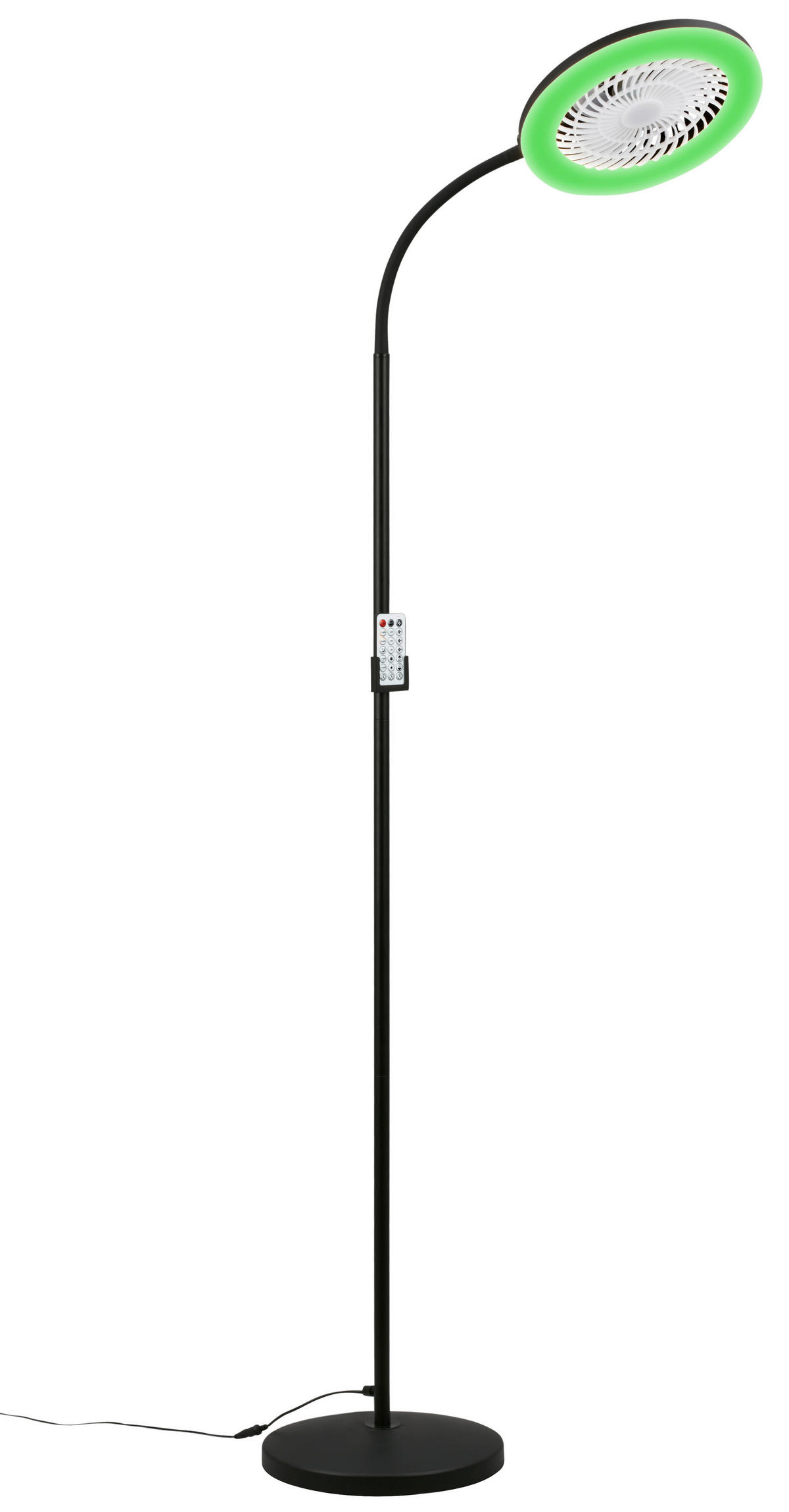 STOJANOVÝ VENTILÁTOR - čierna, Design, kov/plast (28/1850cm)