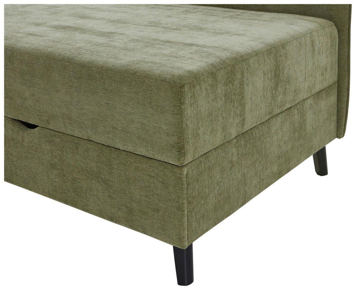 BOXBETT 140/200 cm  in Grün  - Schwarz/Grün, Design, Holz/Textil (140/200cm) - Boxxx
