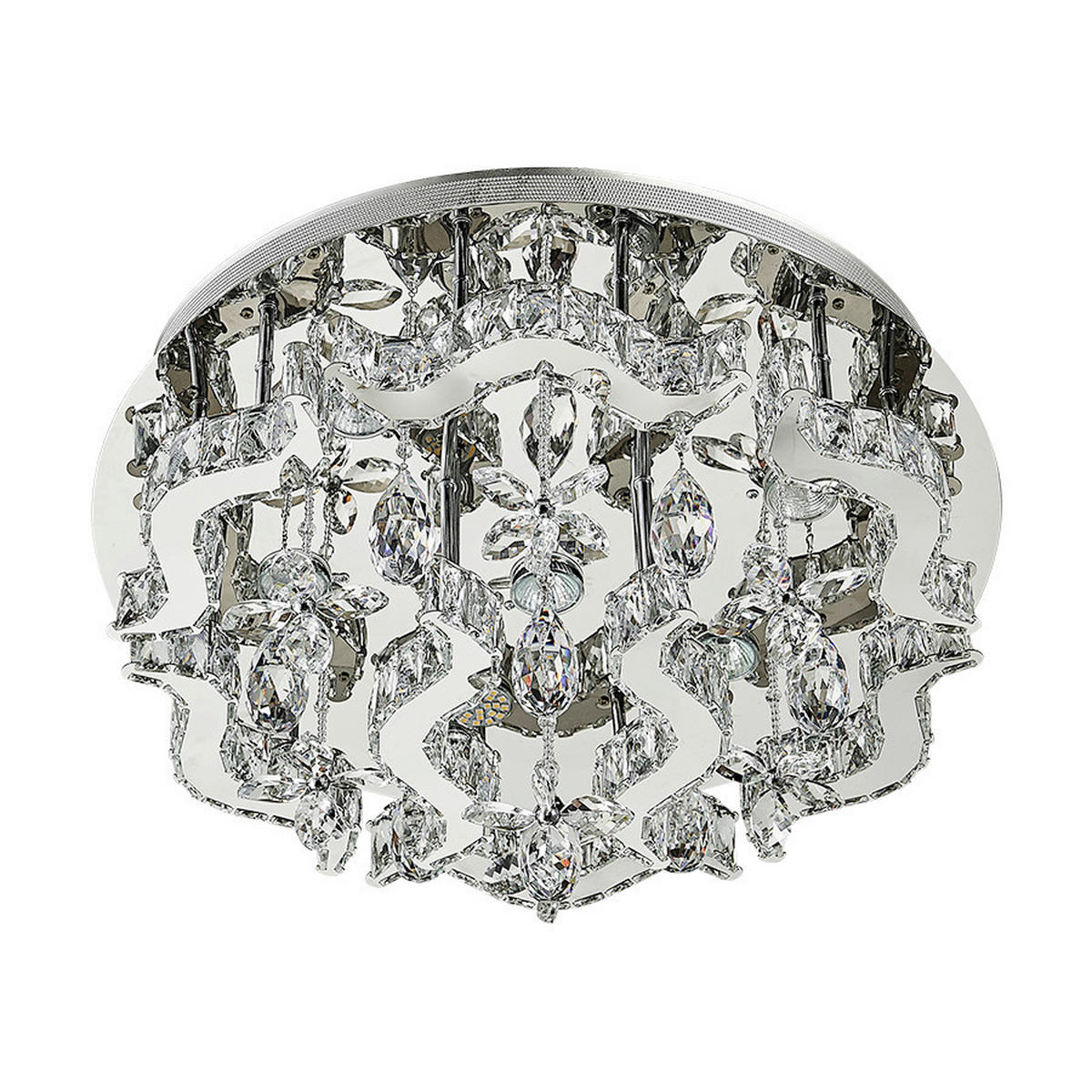 Plafonieră     - argintiu, Basics, metal (24/60/60cm)