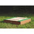 SANDKASTEN ELLA XL - Braun/Grün, KONVENTIONELL, Holz (120/20/120cm) SANDKASTEN ELLA XL - Braun/Grün, KONVENTIONELL, Holz (120/20/120cm)
