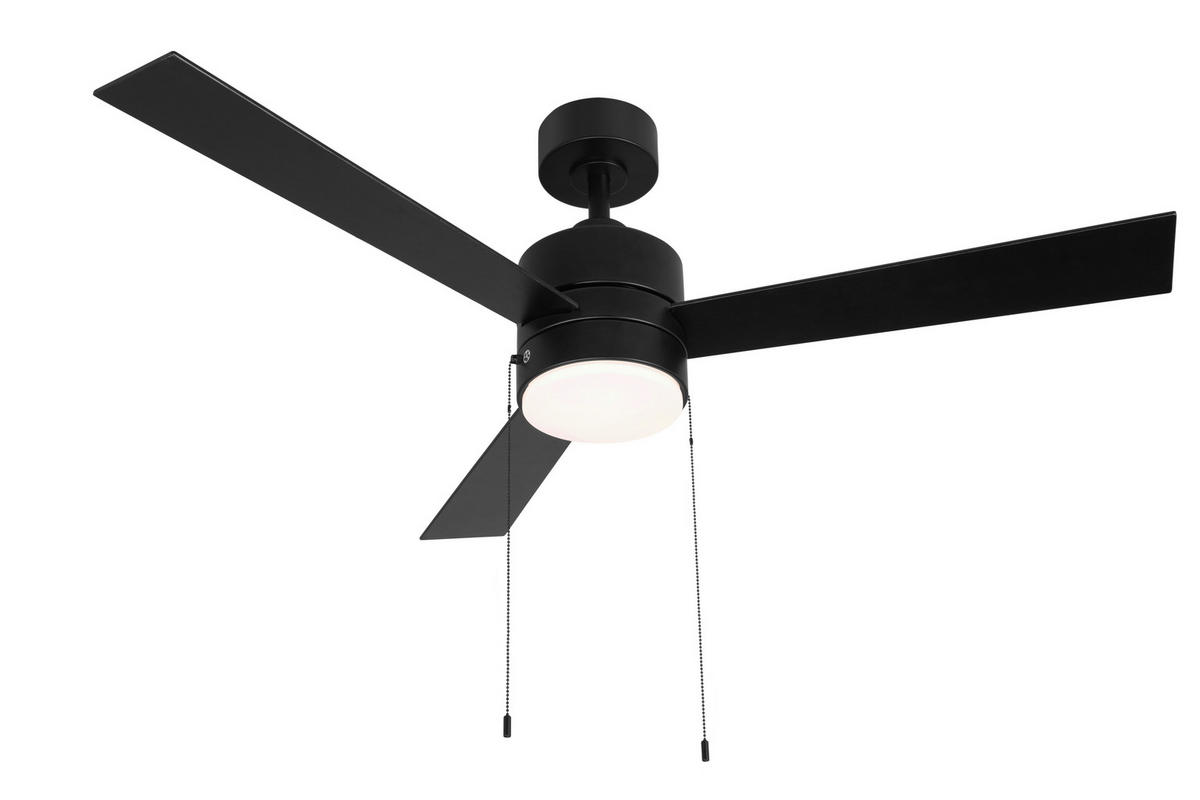 PLAFONSKI VENTILATOR - crna, Osnovno, metal/drvo (132/10cm) - Mican