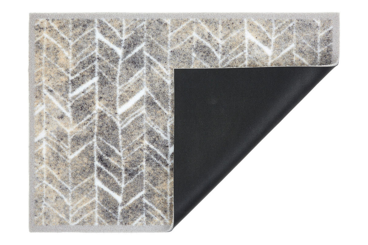FUßMATTE  50/70 cm  Grau, Beige  - Beige/Grau, Design, Textil (50/70cm) - Esposa