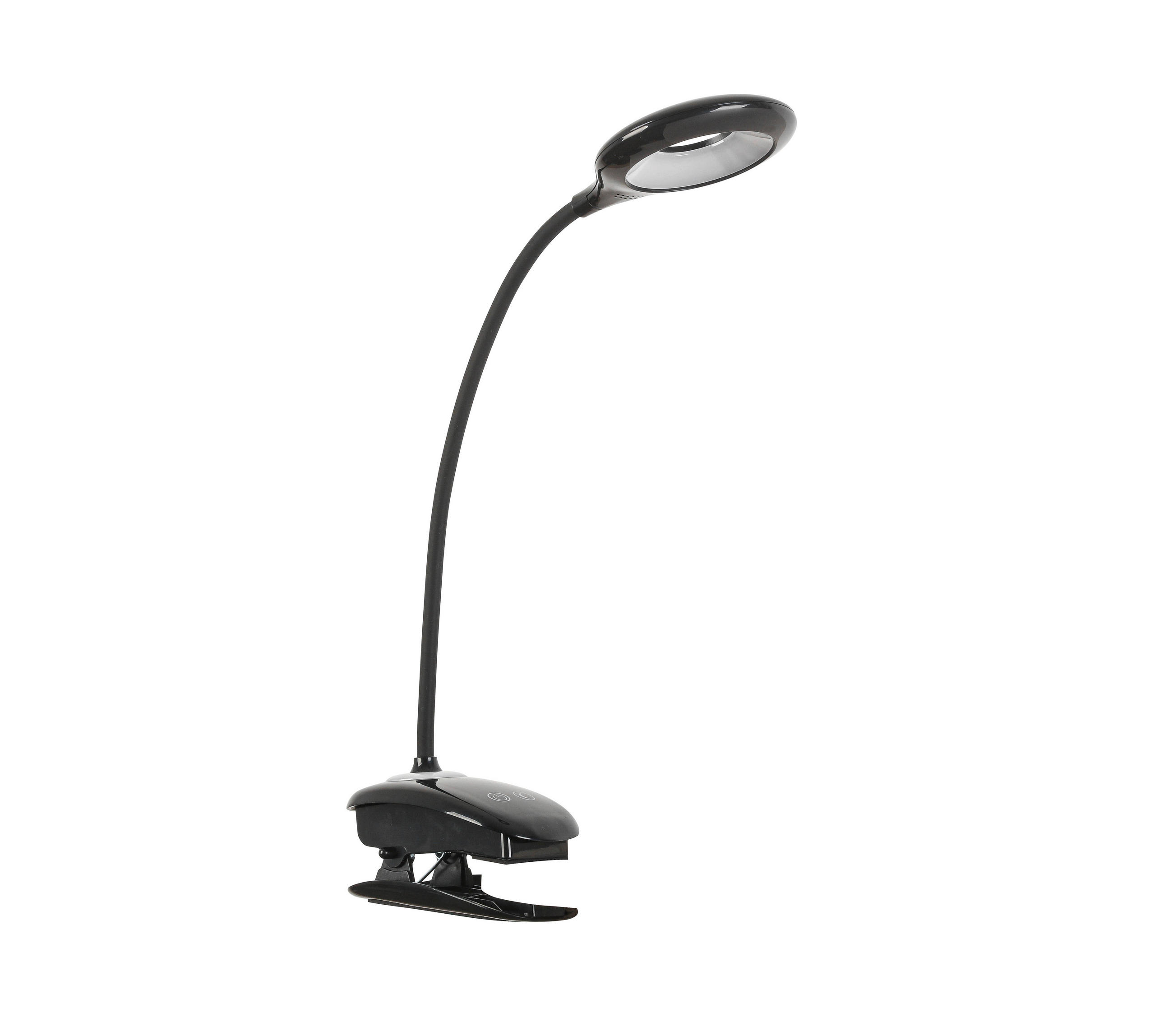 LED CSIPTETŐS LÁMPA - fekete, Basics, műanyag (11/12/42cm) - Boxxx