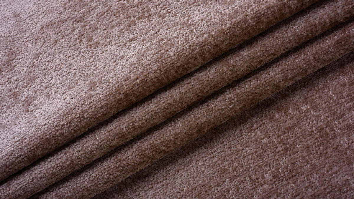 BIGSOFA in Chenille Beige  - Beige/Schwarz, Design, Textil/Metall (250/90/120cm) - home24