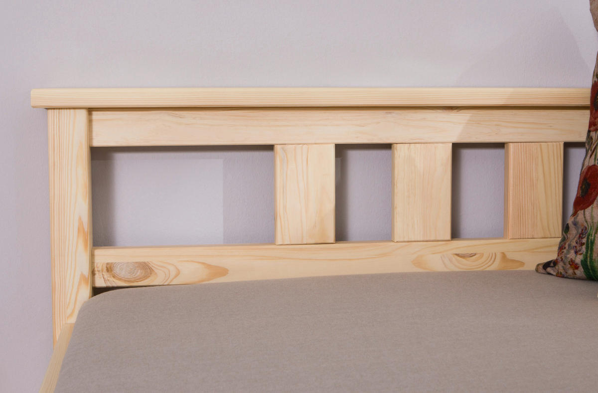 BETT 140/200 cm  in Kieferfarben  - Kieferfarben, KONVENTIONELL, Holz (140/200cm) - MID.YOU