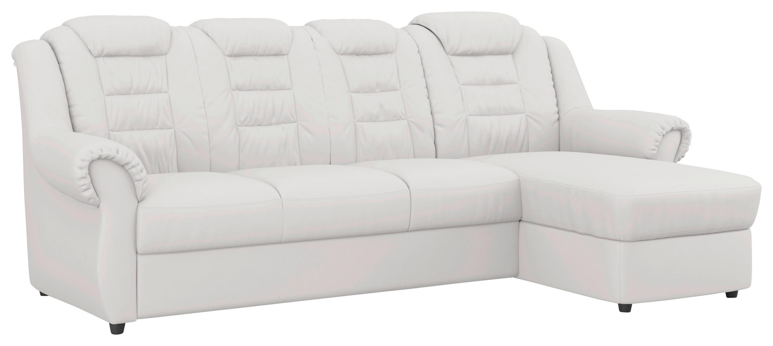 Thumbnail - Livetastic Ecksofa, Weiß, Textil, 4-Sitzer, Ottomane rechts, L-Form, 262x165 cm, Made in EU, seitenverkehrt erhältlich, ...