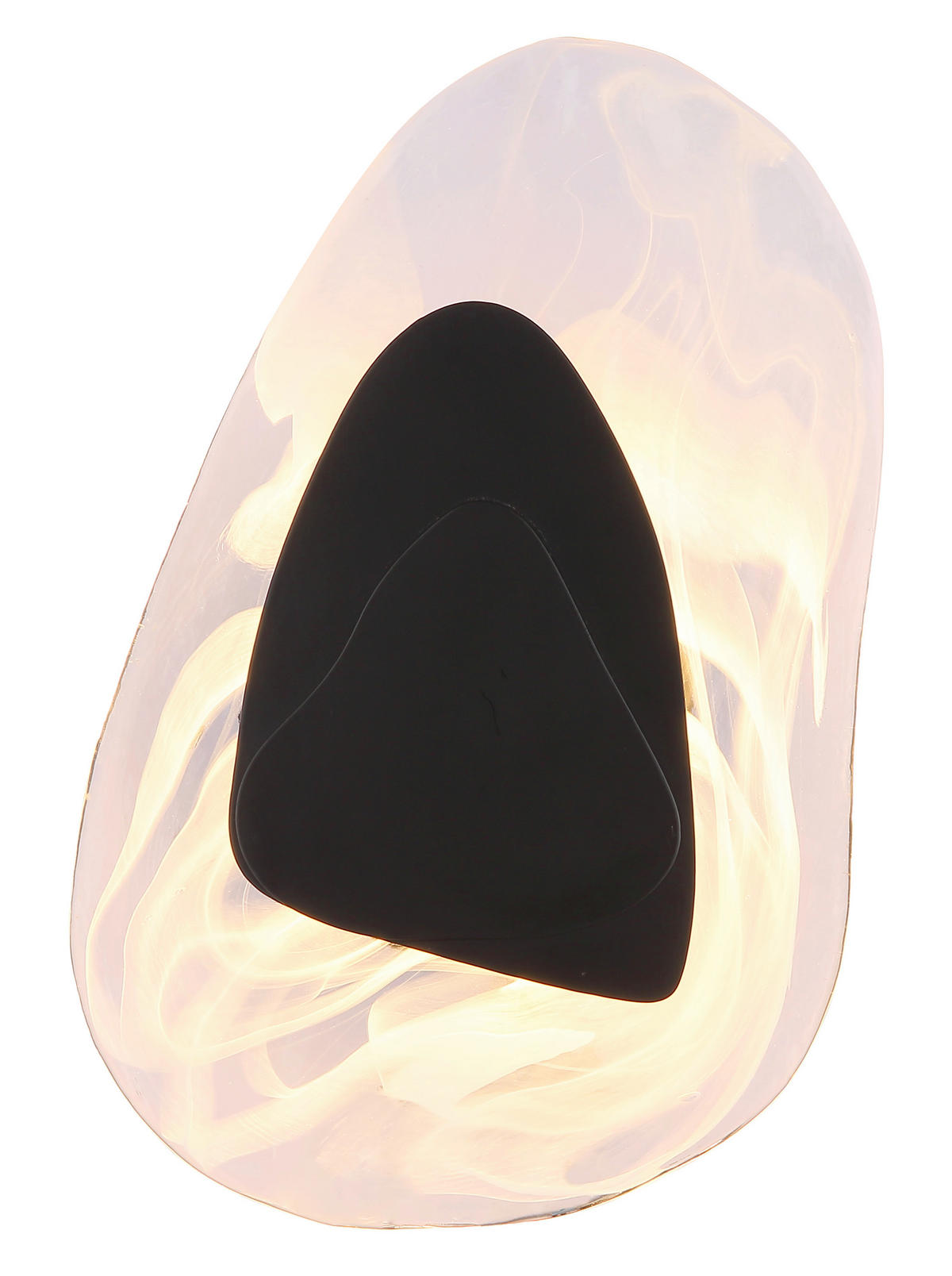 LED VÄGGLAMPA DORSEY 20,3/31,5 cm   - klar/vit, Design, metall/glas (20,3/31,5cm) - Globo