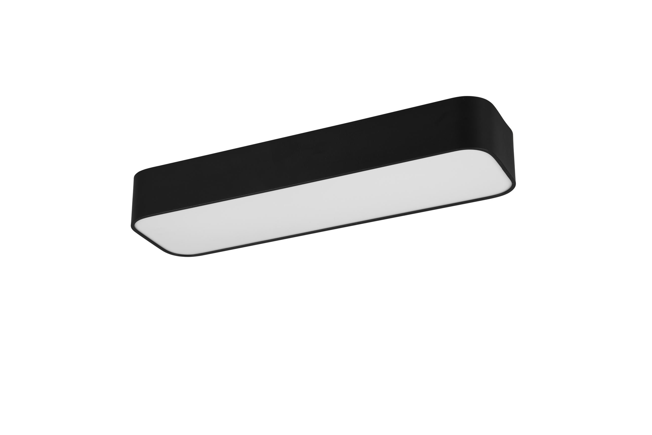 LED-DECKENLEUCHTE 21 W    50/14/7 cm  - Schwarz, Basics, Metall (50/14/7cm)