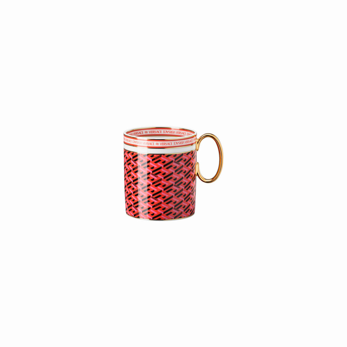 ŠOLJA    - crvena, Osnovno, keramika (0,3l) - Versace