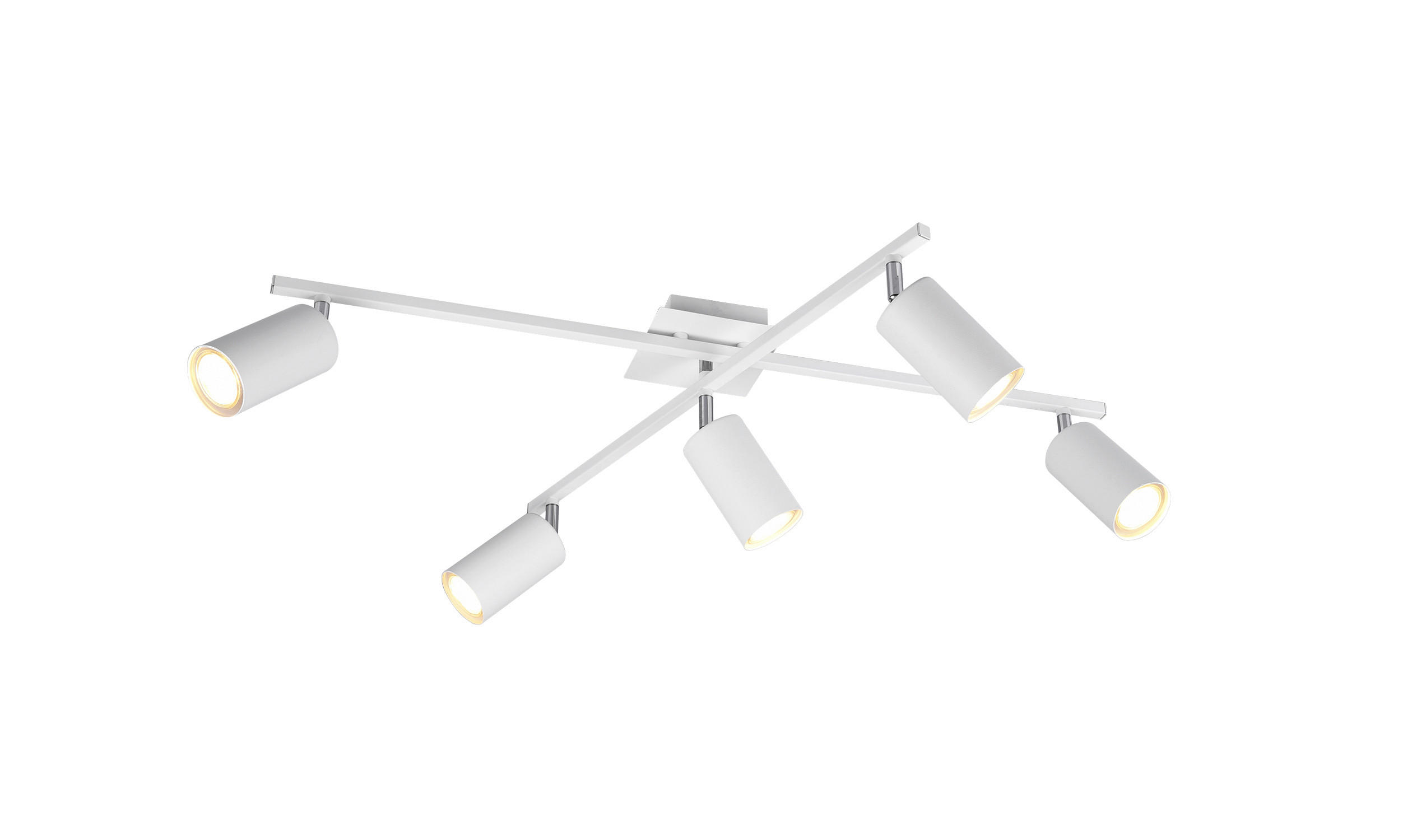 STRAHLER Marley 77,4/57,4/22,4 cm  - Weiß, Basics, Metall (77,4/57,4/22,4cm) - Trio Leuchten