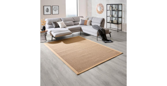 FLACHWEBETEPPICH 160/230 cm Chronos  - Beige/Naturfarben, KONVENTIONELL, Naturmaterialien/Textil (160/230cm) - Linea Natura