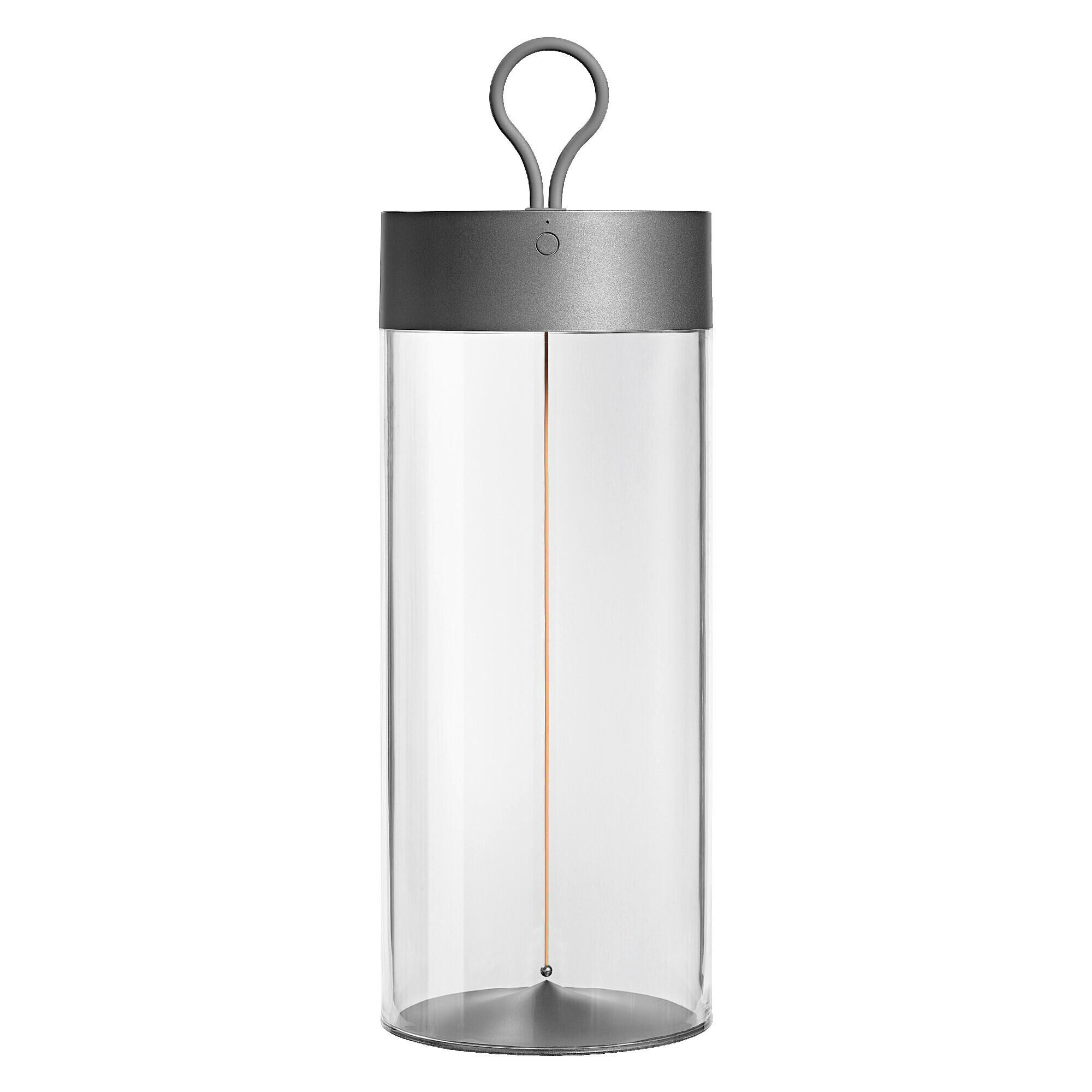 LED-TISCHLEUCHTE 13/32 cm   - Klar/Dunkelgrau, Design, Kunststoff (13/32cm) - Osram