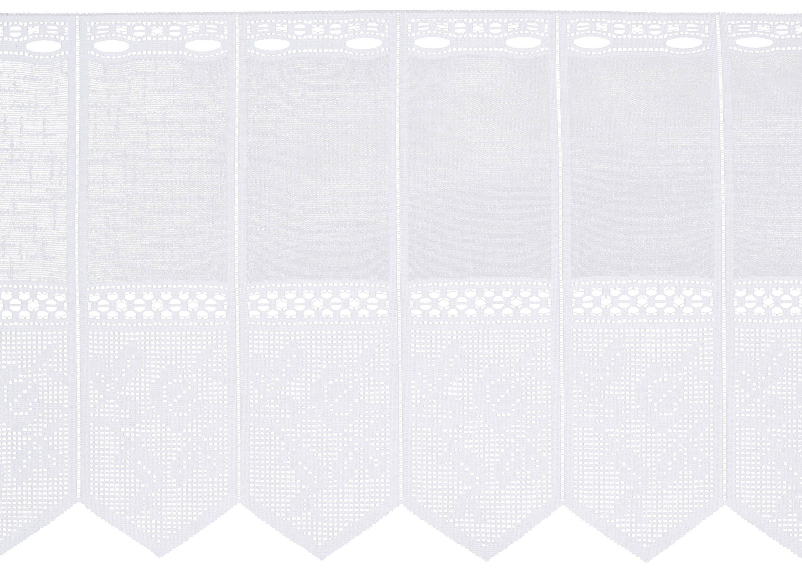 KURZGARDINE   - Weiß, Basics, Textil (45cm) - Esposa