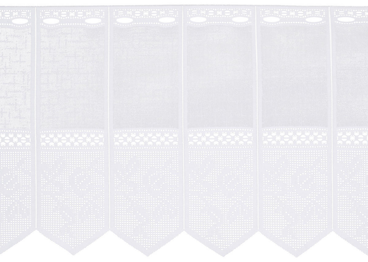 KURZGARDINE   - Weiß, Basics, Textil (45cm) - Esposa