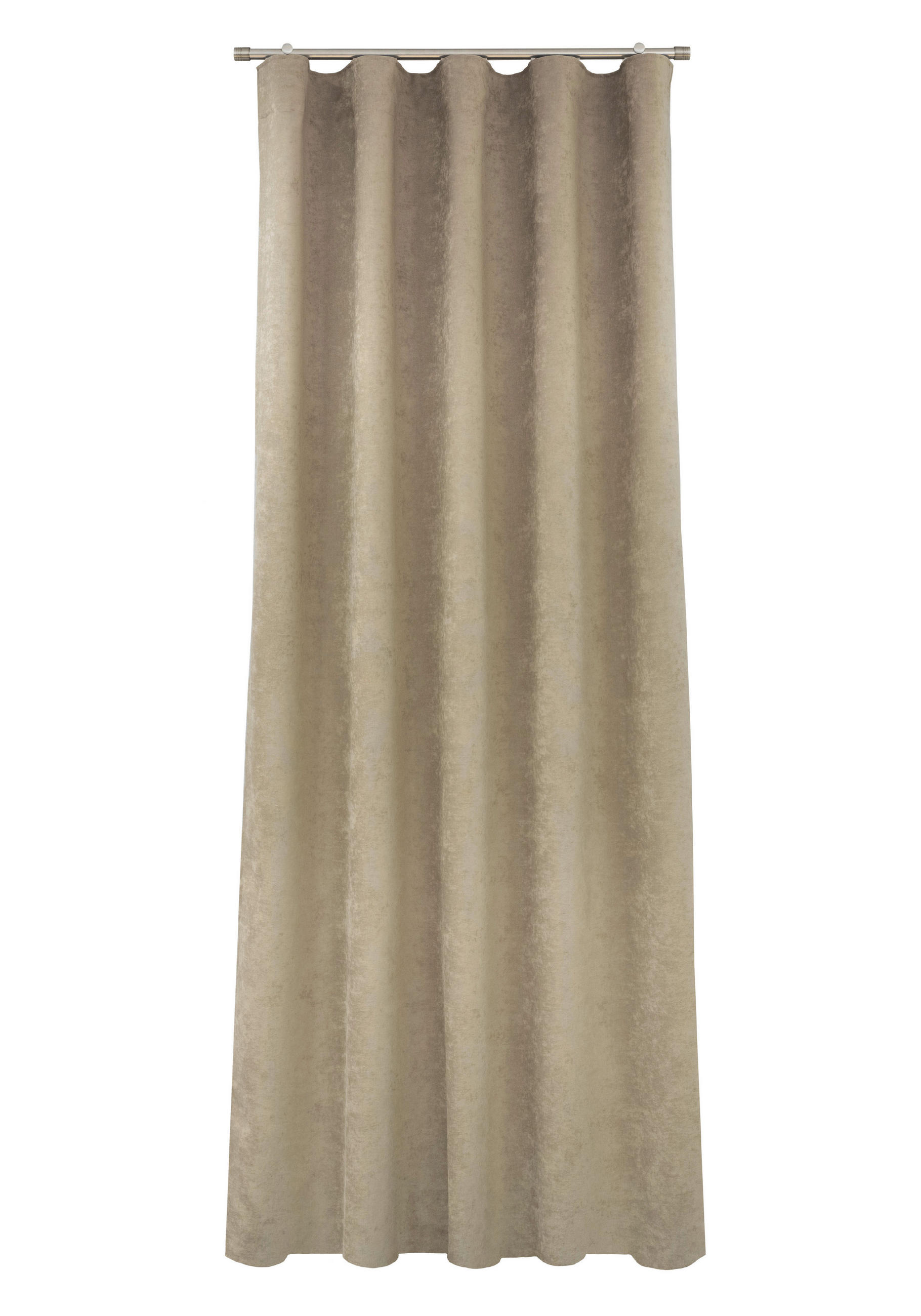 KÉSZFÜGGÖNY sötétítő  - barna, Basics, textil (140/250cm)