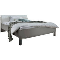 BETT 180/200 cm  in Grau, Weiss   - Chromfarben/Weiss, Konventionell, Holzwerkstoff/Textil (180/200cm) - Dieter Knoll