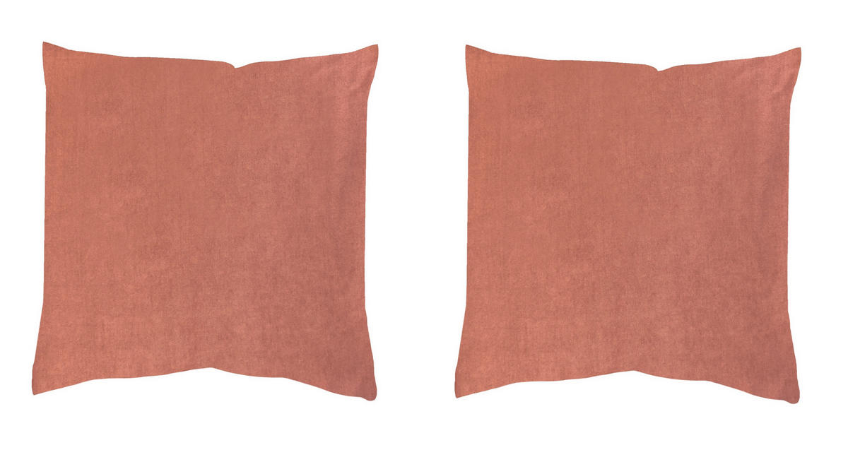 KISSENHÜLLEN-SET ELMER 40/40 cm  - Altrosa, Basics, Textil (40/40cm)