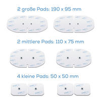 Nachkaufset zu TENS/EMS 70 - Weiss, Basics (24/12.6/2.5cm) - Beurer