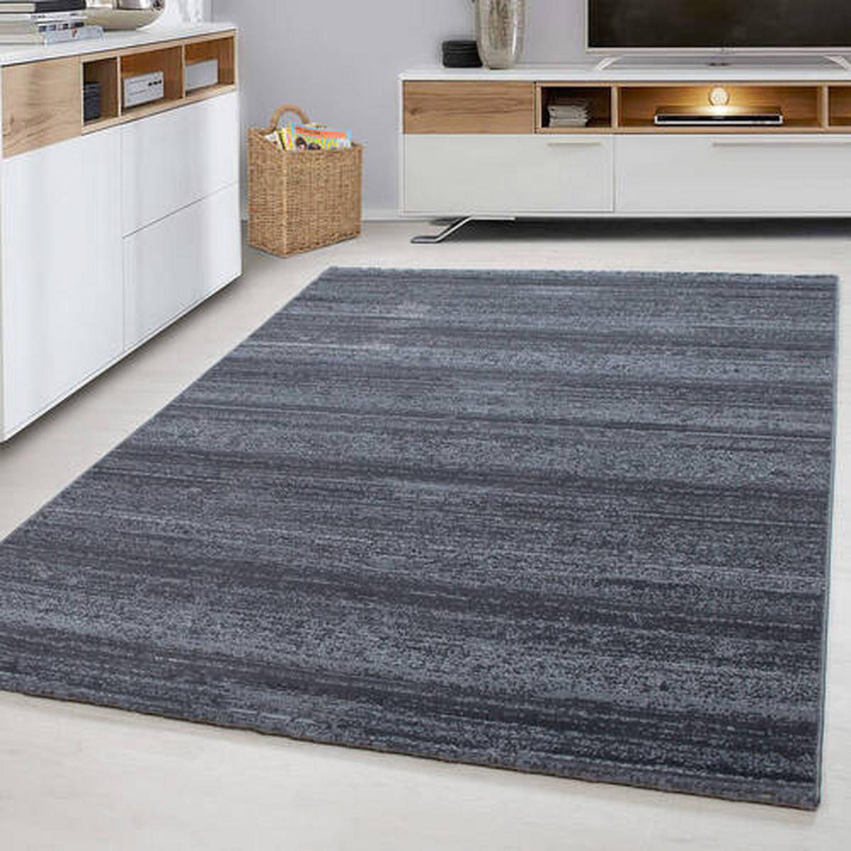 WEBTEPPICH 140/200 cm Plus Grau  - Grau, Basics, Textil (140/200cm) - Novel