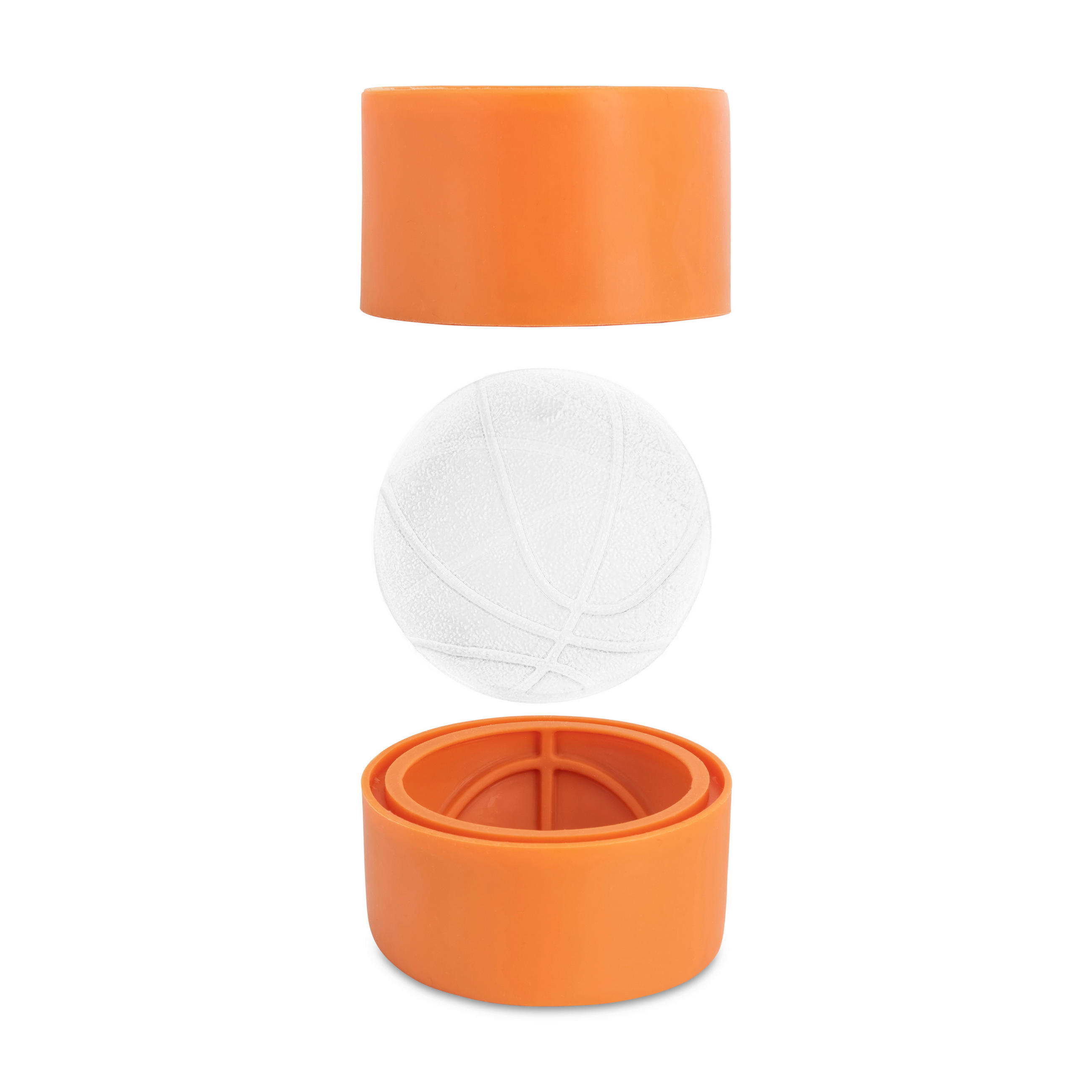 FORMA NA ĽAD - oranžová, Basics, plast (6/7/12,5cm) - Kikkerland