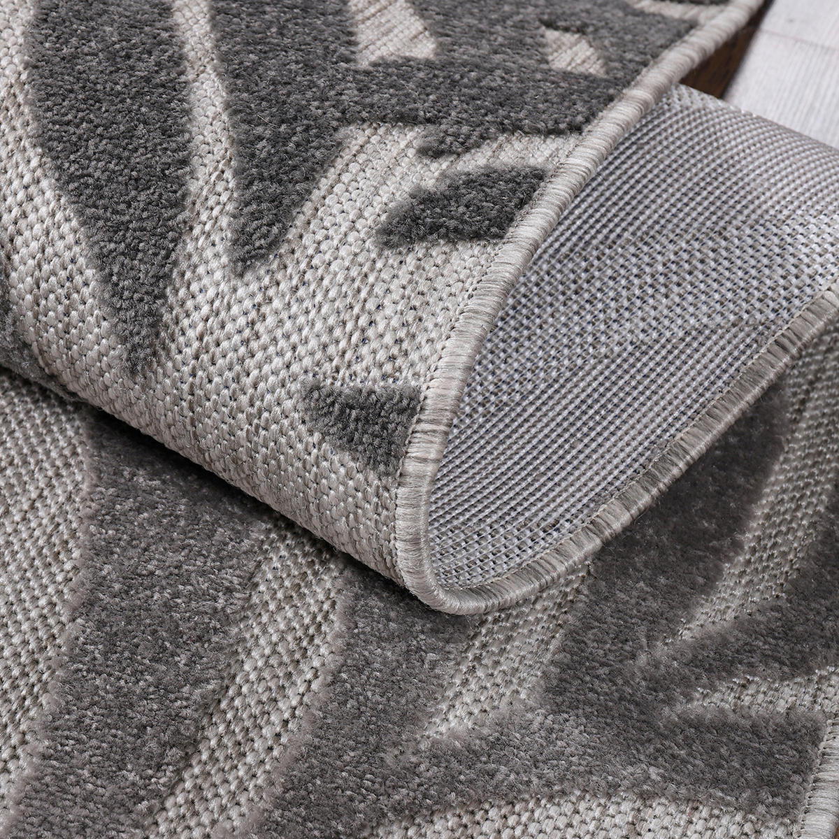 STAZA 80/200 cm   siva  Floral  - siva, Lifestyle, tekstil/plastika (80/200cm)