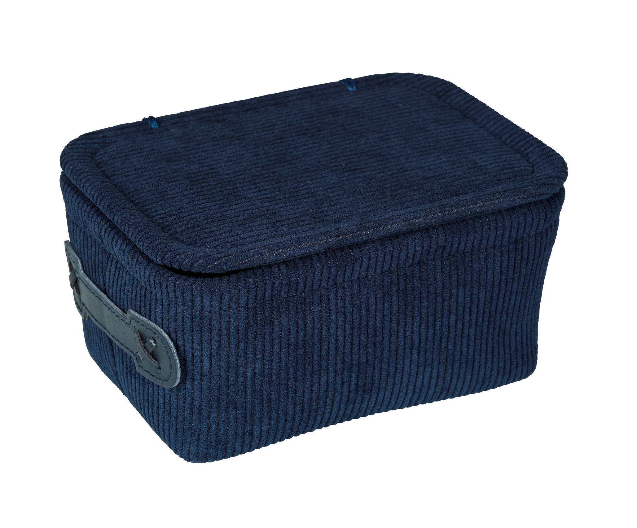 AUFBEWAHRUNGSKÖRBCHEN  - Dunkelblau, Basics, Textil (19/10/14cm) - Wenko