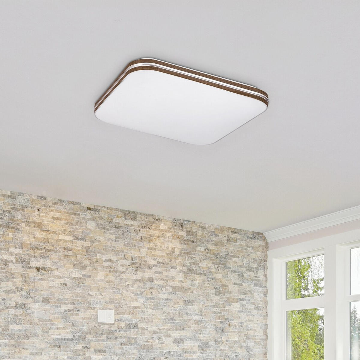 STROPNA LED-SVETILKA  Oscar 2 //4000 K/230 V/ - Basics (33/33/7cm)
